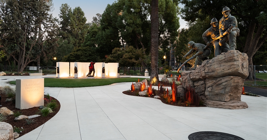 California Firefighter's Memorial in Sacramento, CA